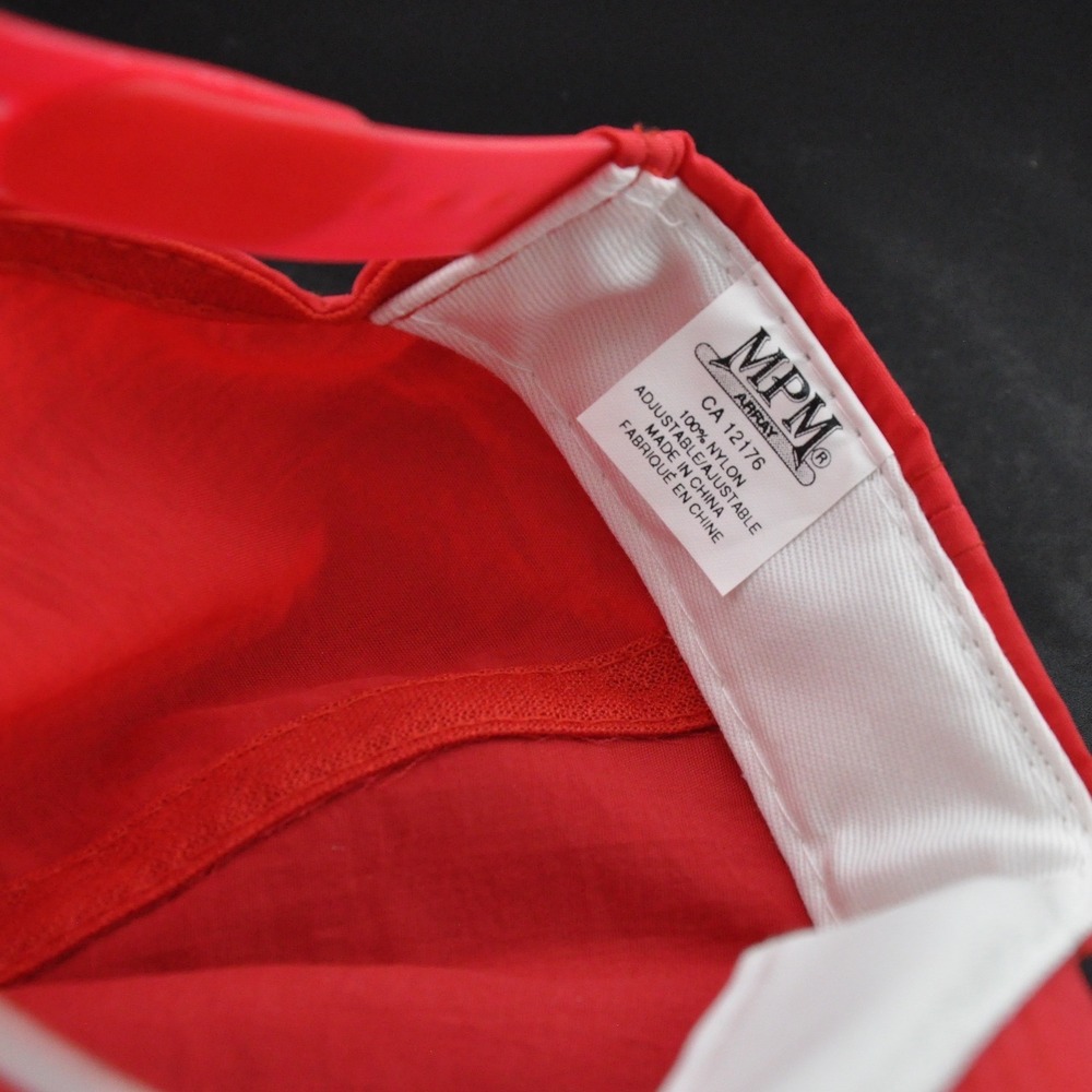 MPM Array Snapback Hat OSFA Red Excellent Western Canadian Beef Packers Nylon - Picture 4 of 4